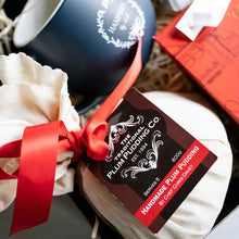 Load image into Gallery viewer, The Traditional Plum Pudding Co 600g Plum Pudding Bellarine Brownie Company Turkish Delight & Pistachio Rocky Road 230gms Tea Drop Christmas blend loose leaf tea 100gms Limited edition Arida x Snug Mug by Maxwell & Williams Fudge by Rich Divine Caramel fudge