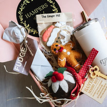 Load image into Gallery viewer, Frank Green Party Cup (assorted colours based on availability) 8mm wide reusable stainless-steel straws, made from durable food grade stainless steel 2 pieces of Juni Moon Christmas felt – Australian designed and handmade in Nepal with 100% wool. Santa’s Magic Key - Handmade and the perfect timeless Christmas addition. Salted Caramel Fudge – handmade, 57.50g May contain traces of nuts Ginger Santa Cookie – Handmade gingerbread santa cookie, contains gluten, egg and dairy
